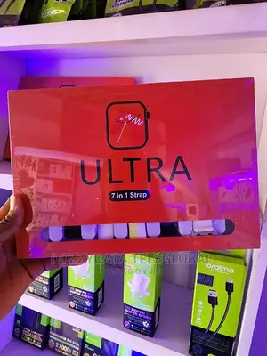 Ultra 8 Smart Watch With 7 in 1 High Quality Straps