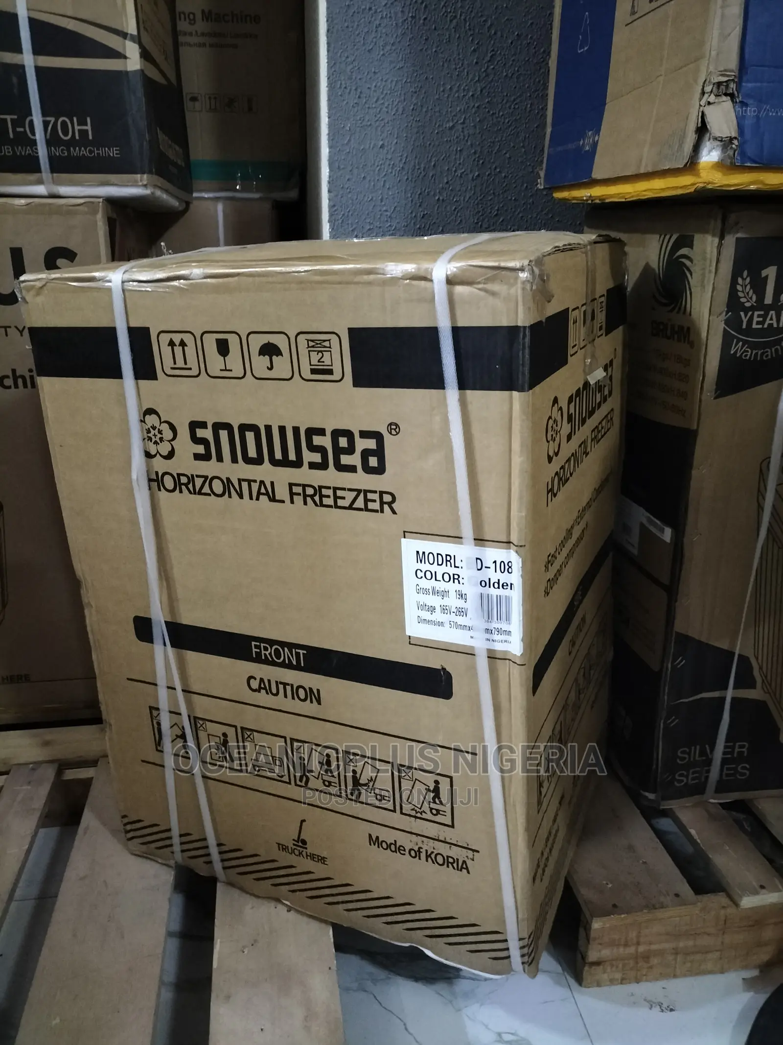 Portable Snowsea Horizontal Table Top Freezer
