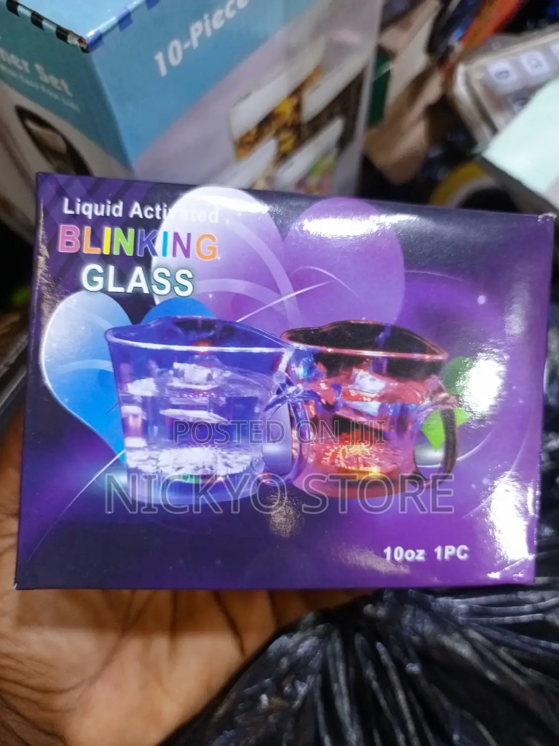 Liquid Activated Blinking Glass