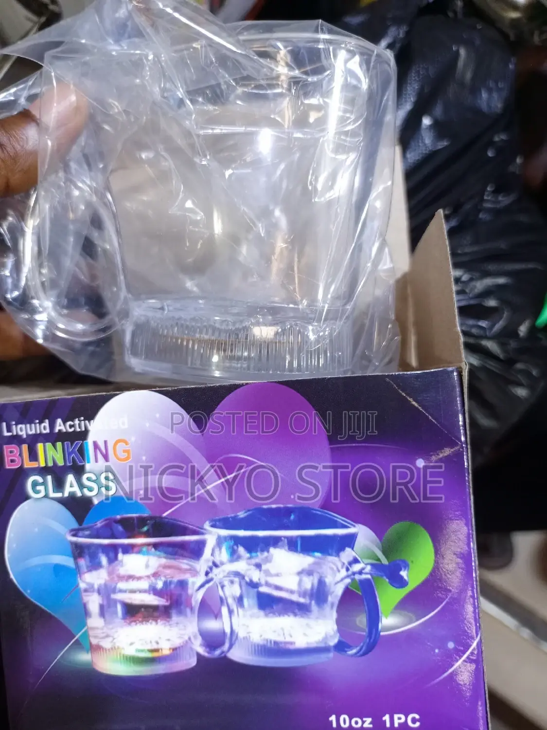 Liquid Activated Blinking Glass