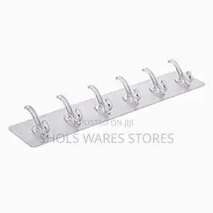 TRANSPARENT Plastic Adhesive Sticker Hook