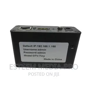 Tiny Pro-Video Streaming IPTV Encoder