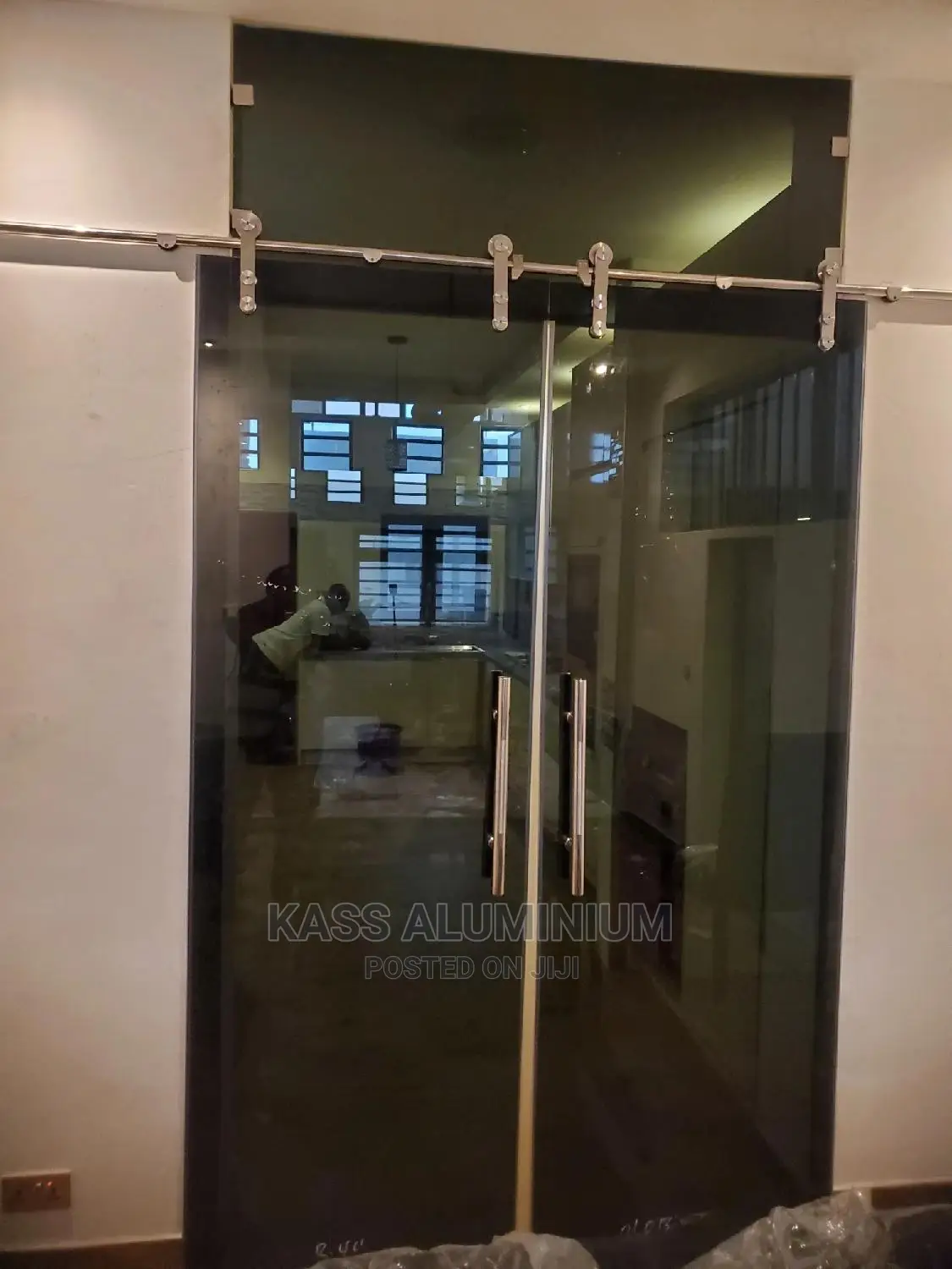Double Panel Sliding Glass Door