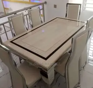 6 Set Marble Dinning Table