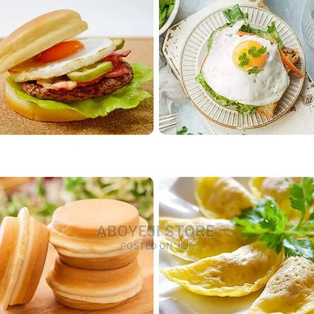 Four-Hole Non-Stick Egg Frying Pan Ham Breakfast