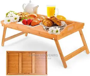 Foldable Breakfast Wooden Tray