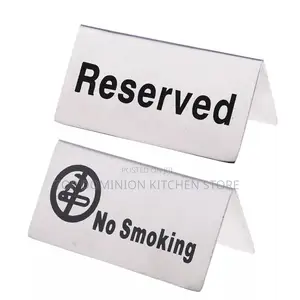 Safety Warning Table Signs