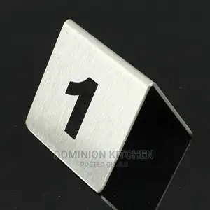 Stainless Table Number