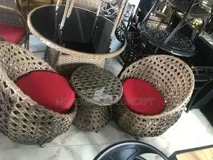 Executive Outdoor Rattan Chairs and Table