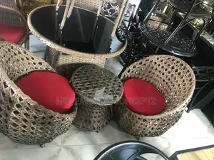 Executive Outdoor Rattan Chairs and Table