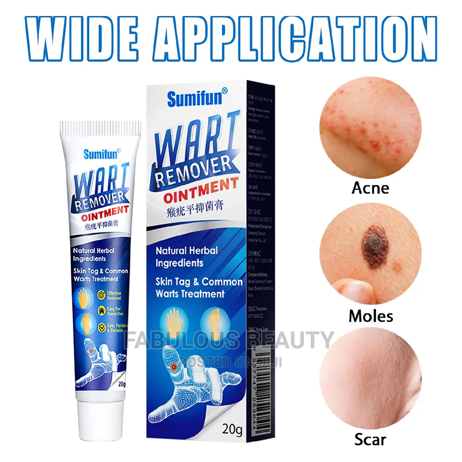 Wart Remover Ointment,20g