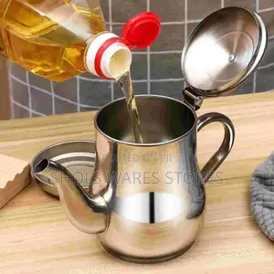 Oil Filter Kettle Jug - Stainless Steel