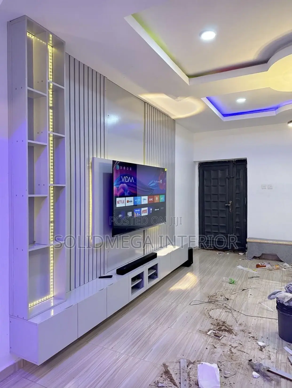 Solid Interior 12ft Tv Stand