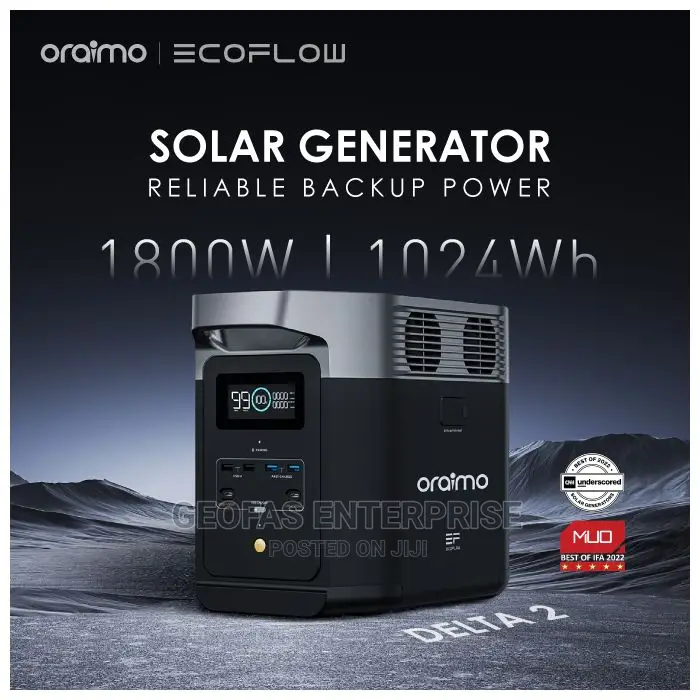 Oraimo Delta Energy Storage Powers Portable Power Station