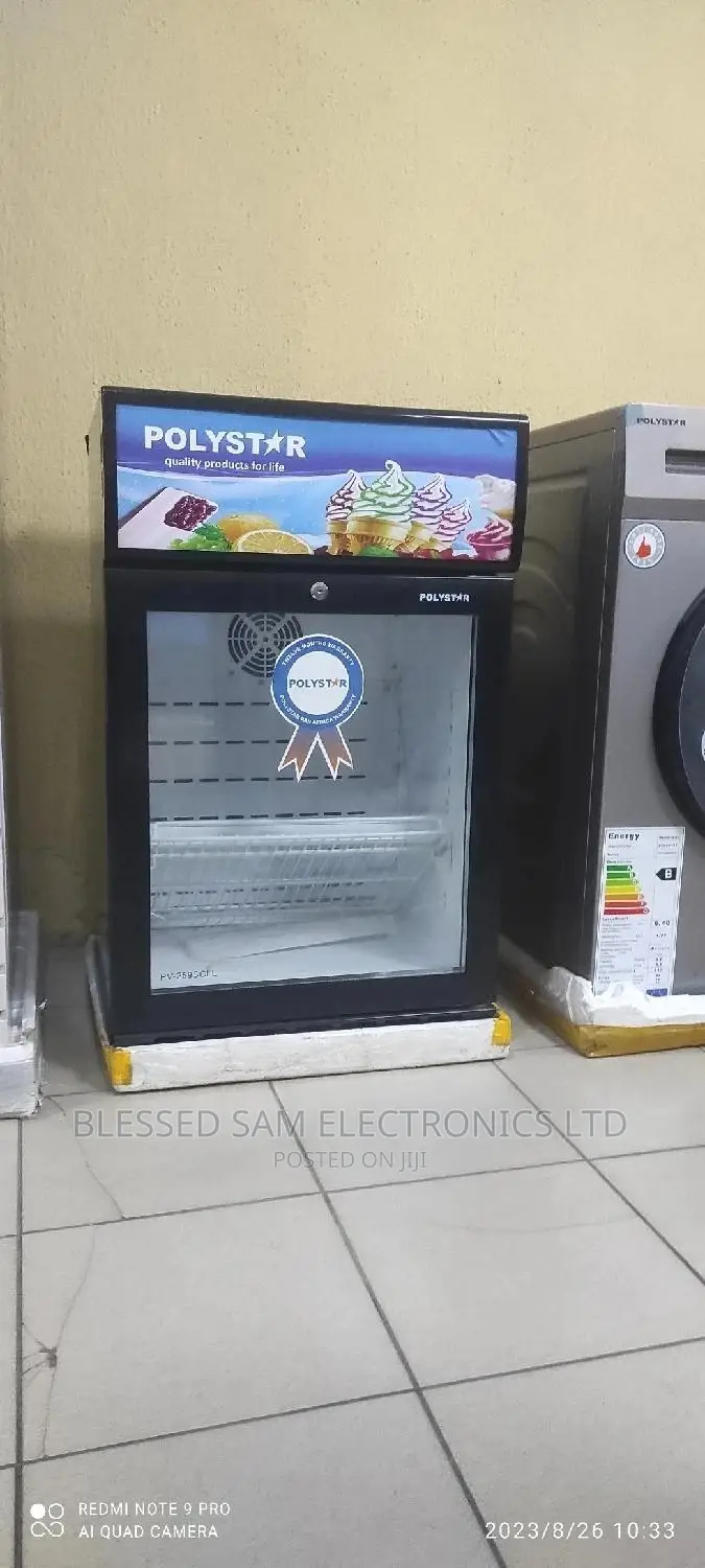 New>Polystar Chiller Fridge 2 Step Showcase Fast Freezing