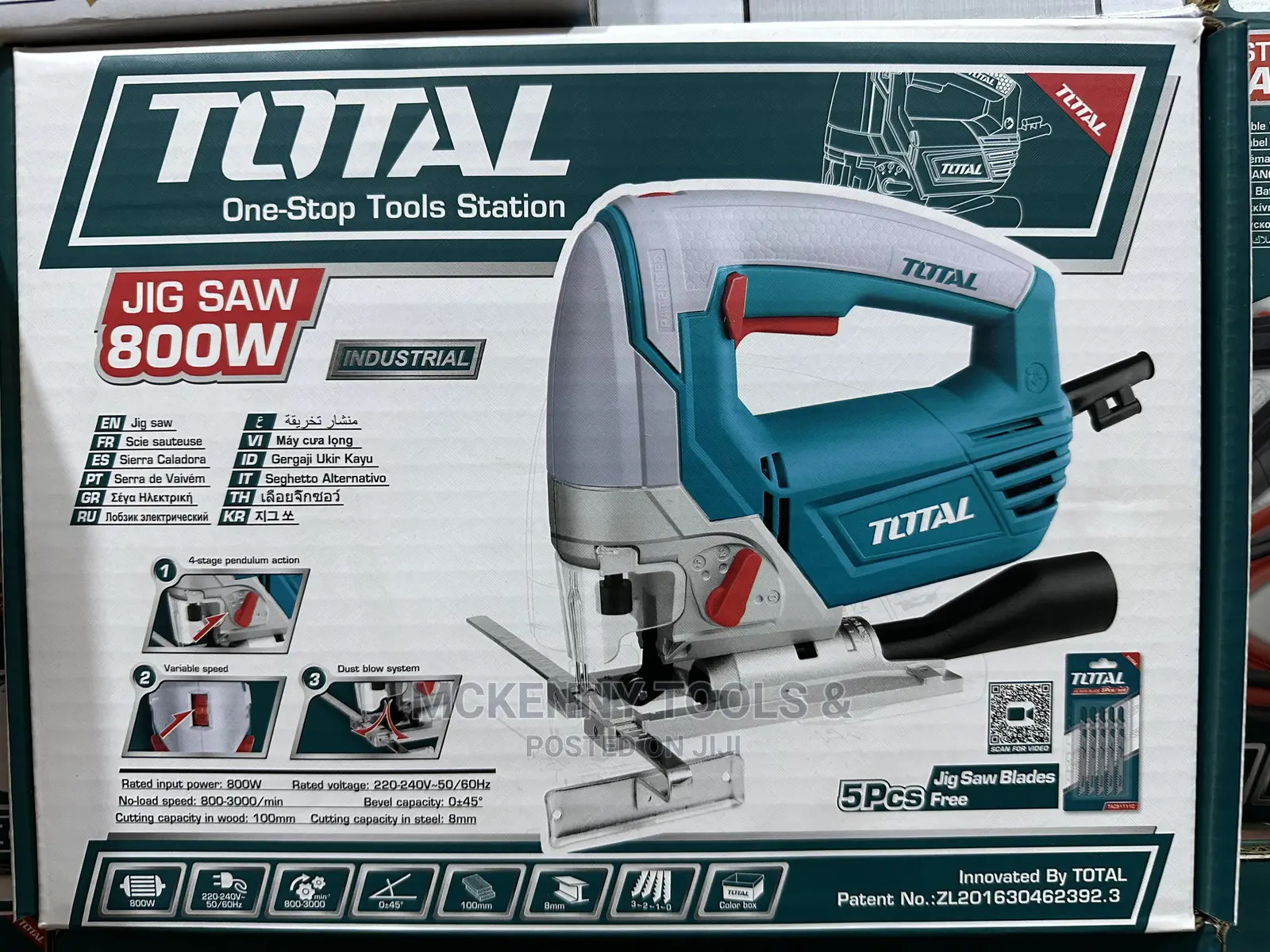 Total Jig Saw 800w