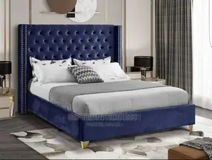 6 by 6 Tufted Bed Frame