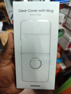 Samsung Clear Cover With Ring Z Flip 4 Case