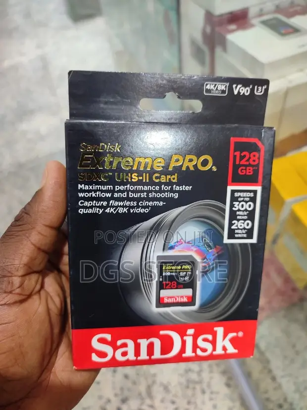 【ハイスペック】Sandisk Extreme PRO 128gb 300MB SanDisk Extreme PRO 128GB SDXC 300MB⁄s UHS-II U3 Class 10 Memory Card