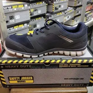 S1P LIGERO Navy Safety Jogger Shoes