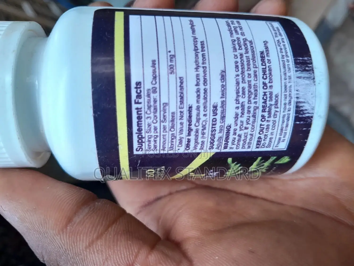 Fresh Leaf Moringa Dietary Supplement
