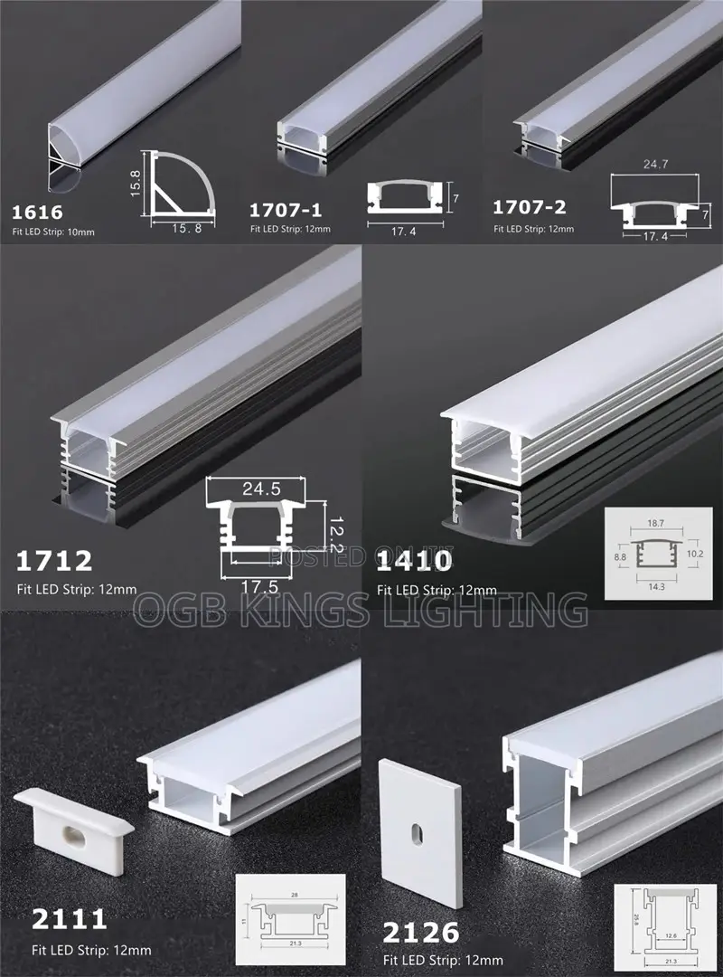 Led Aluminum Profile v/U/Yw Style Recessed Light
