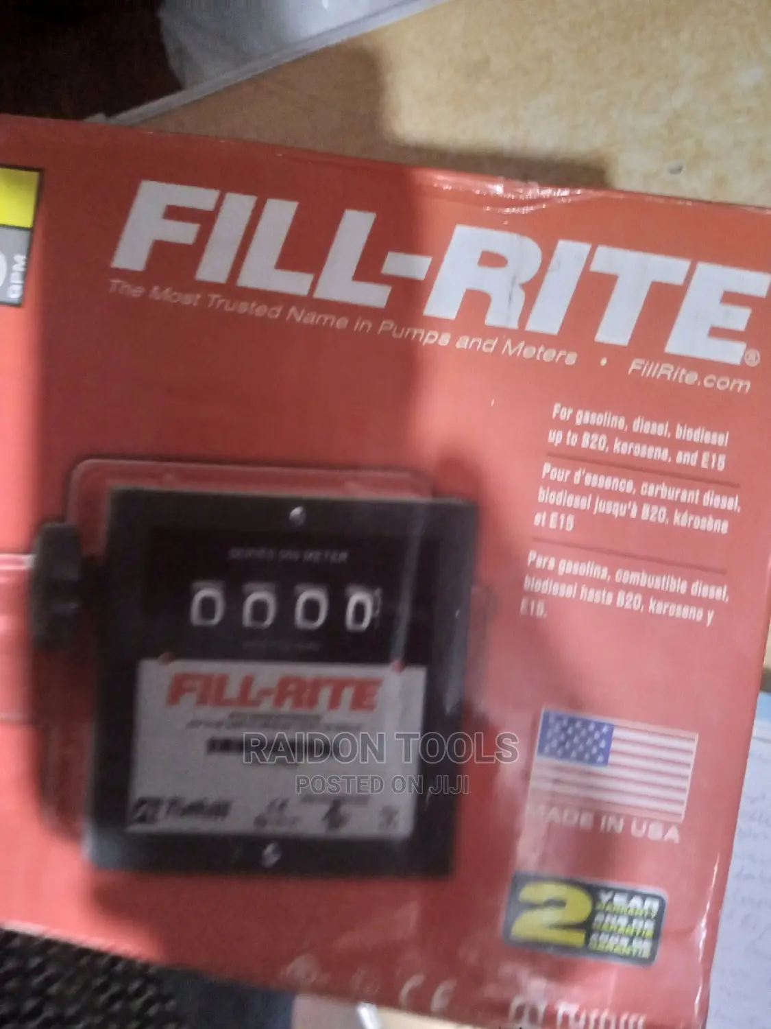 Flow Meter, Fill Rite 1.5"