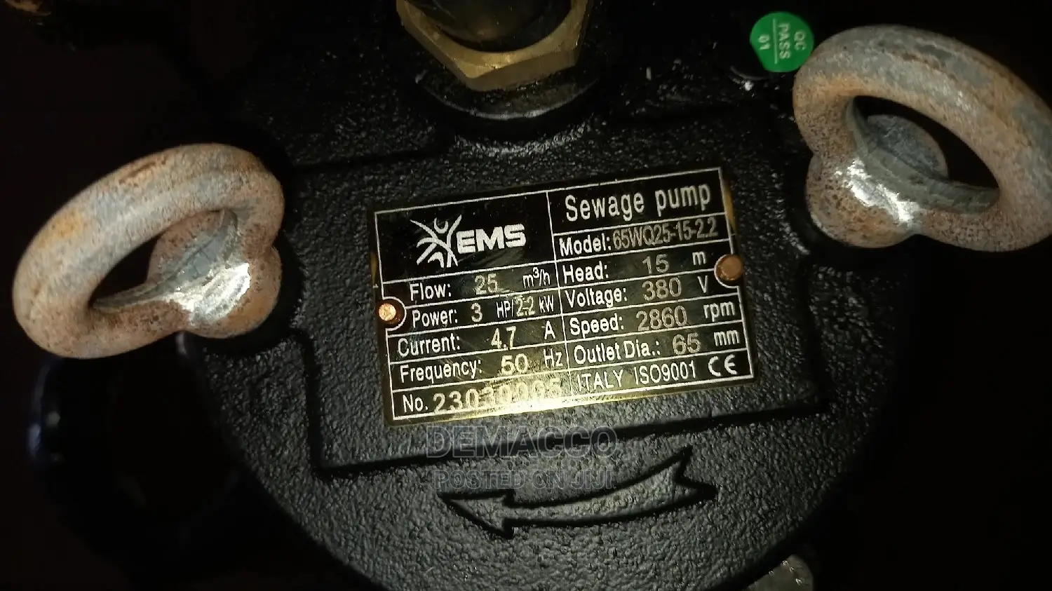 Sewage Pumps 3HP