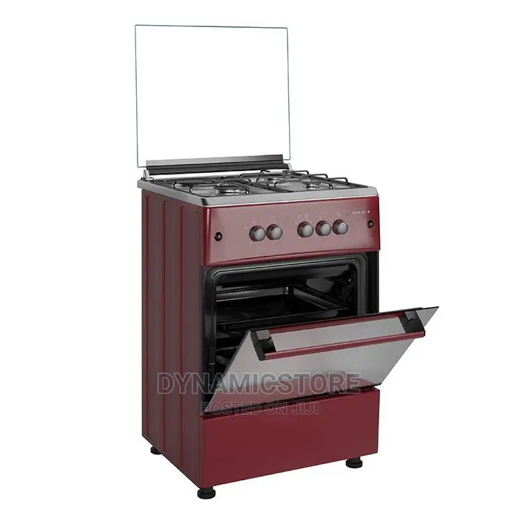 Maxi 60*60 (3+1) Burner Gas Cooker Red