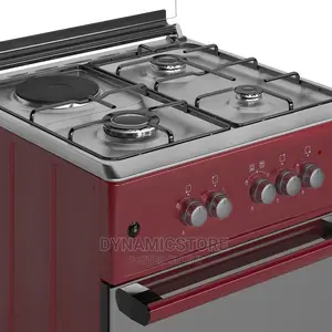 Maxi 60*60 (3+1) Burner Gas Cooker Red