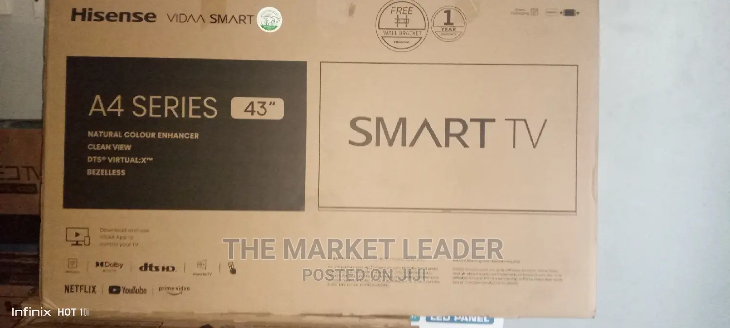 Hisense 43" Smart Tv (A4 Series)