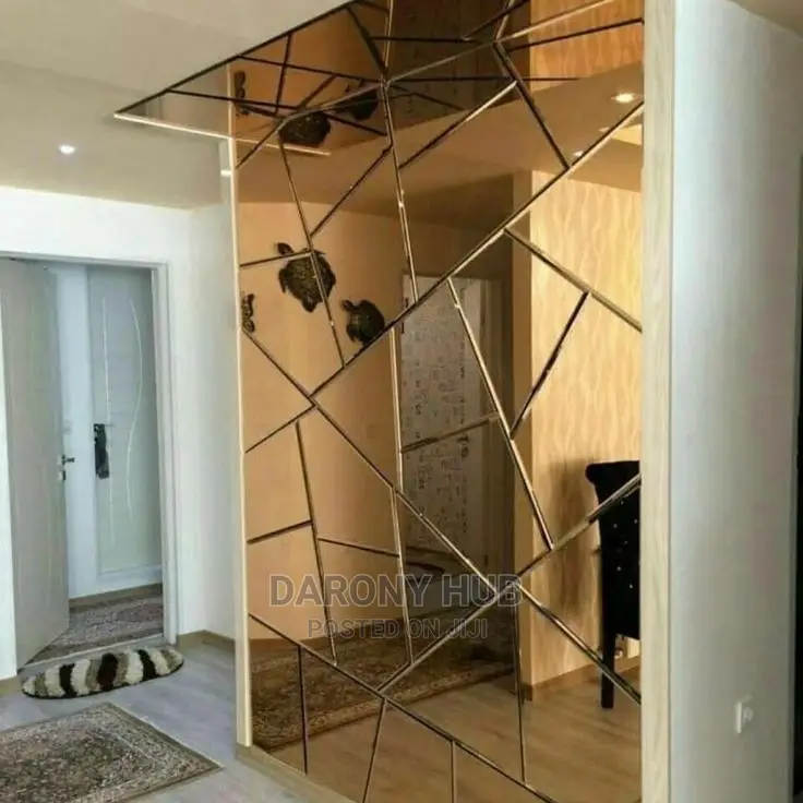Gold Mirror Panel Wall Decor