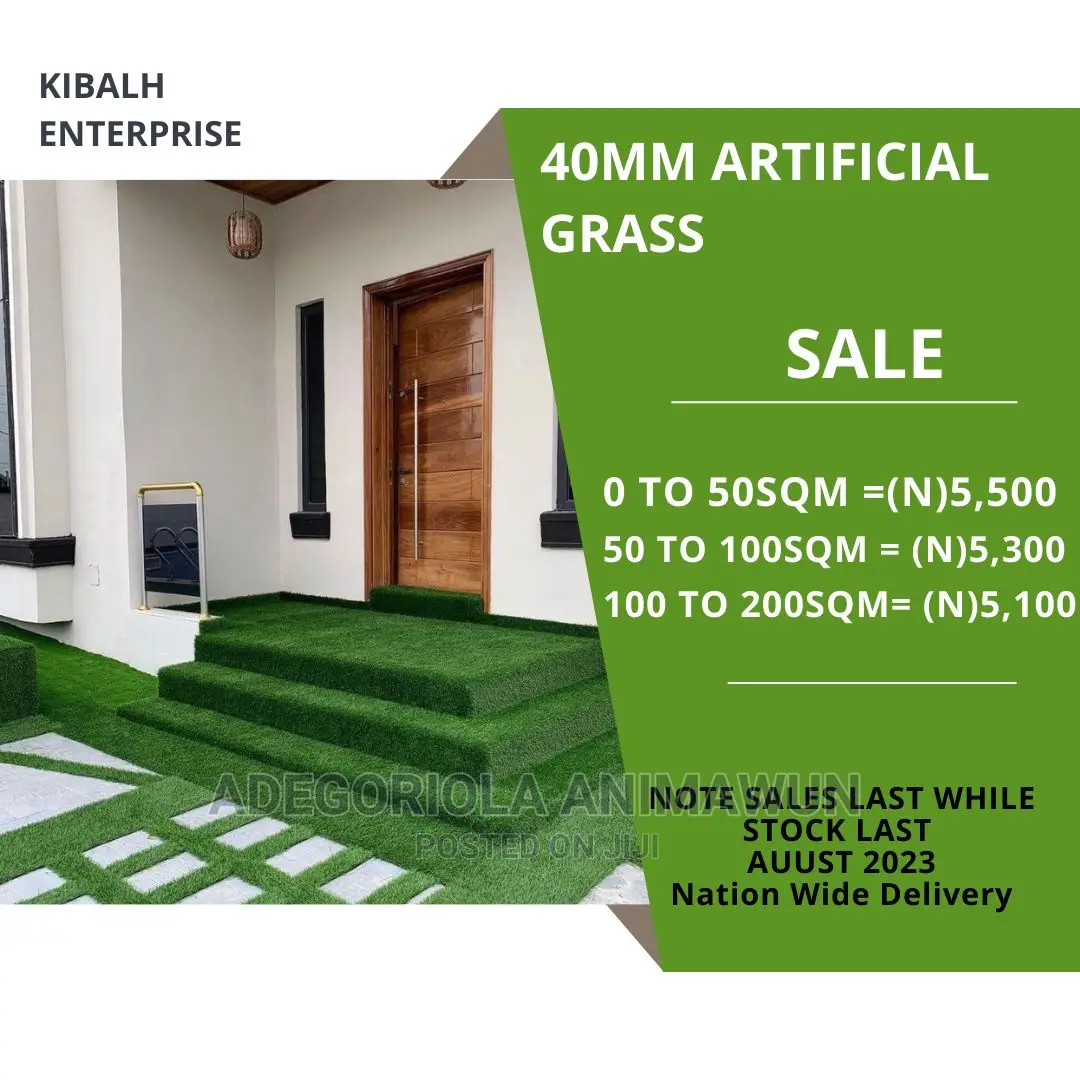 40mm Artificial Grass (+Free Installation)