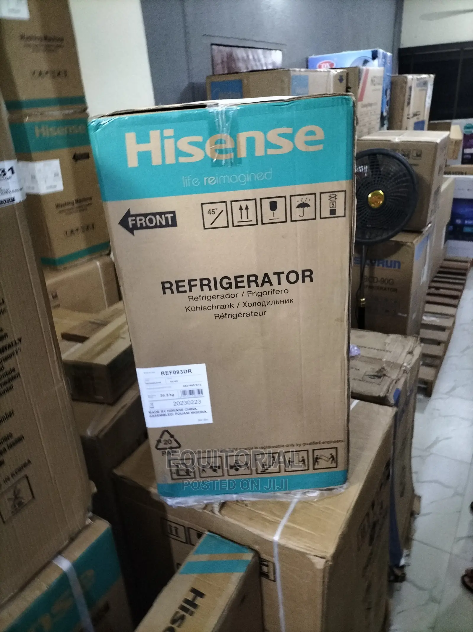 Hisense Ref-093dr 90L Single Silver