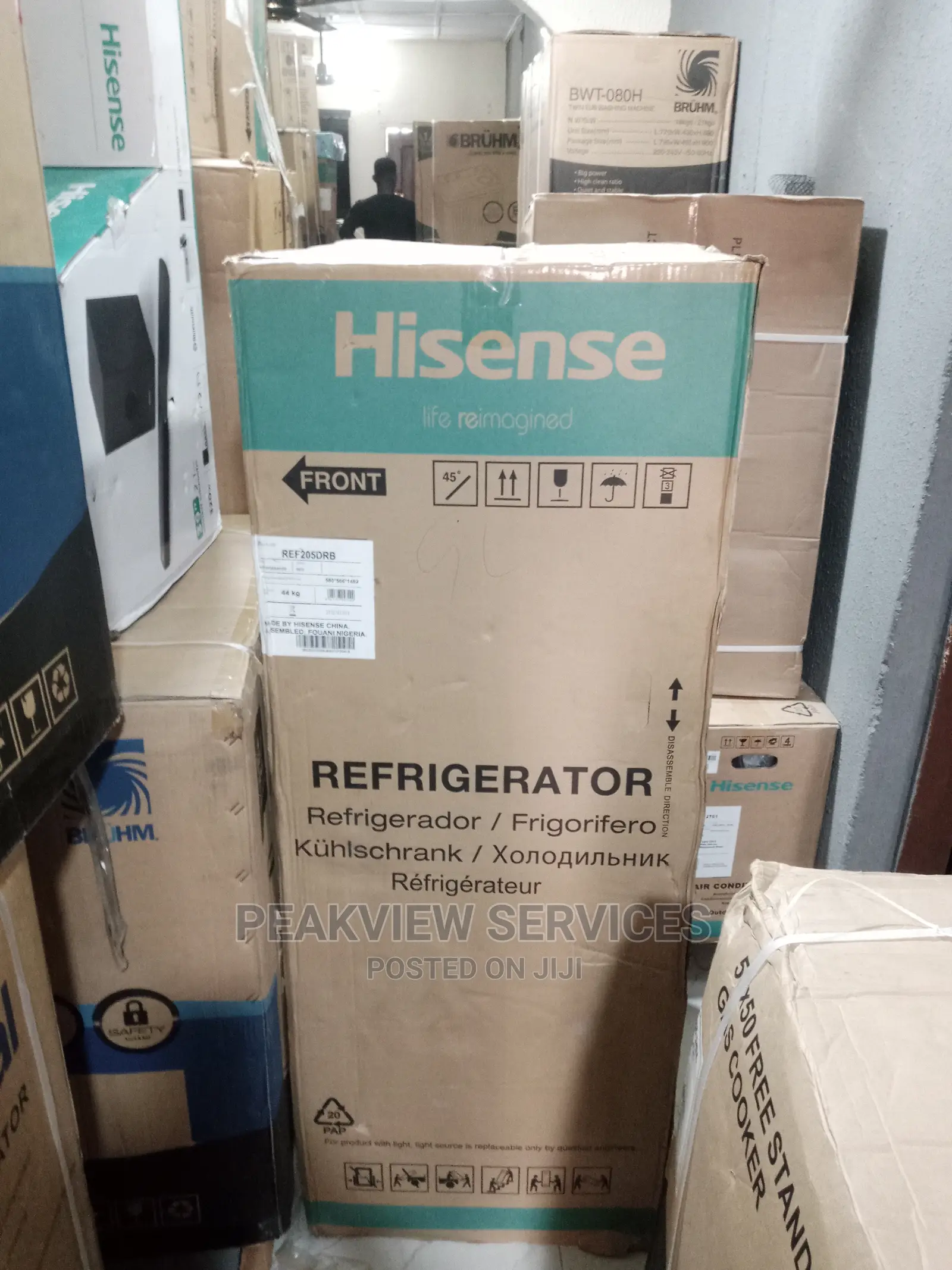 Super Cool Hisense Double Door With Water Dispnser