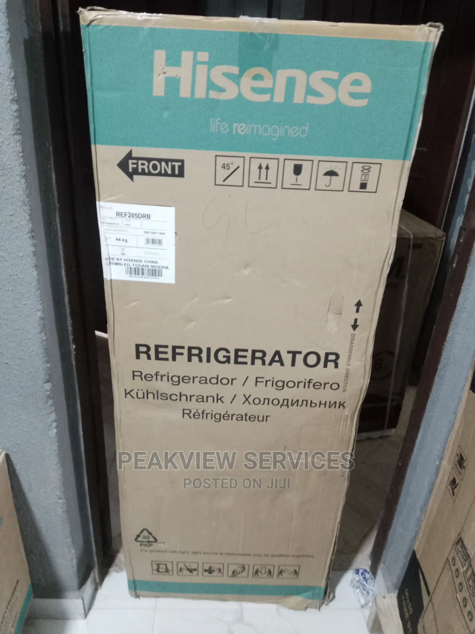 Quality Hisense Double D00R Ref205drb With Water Dispenser