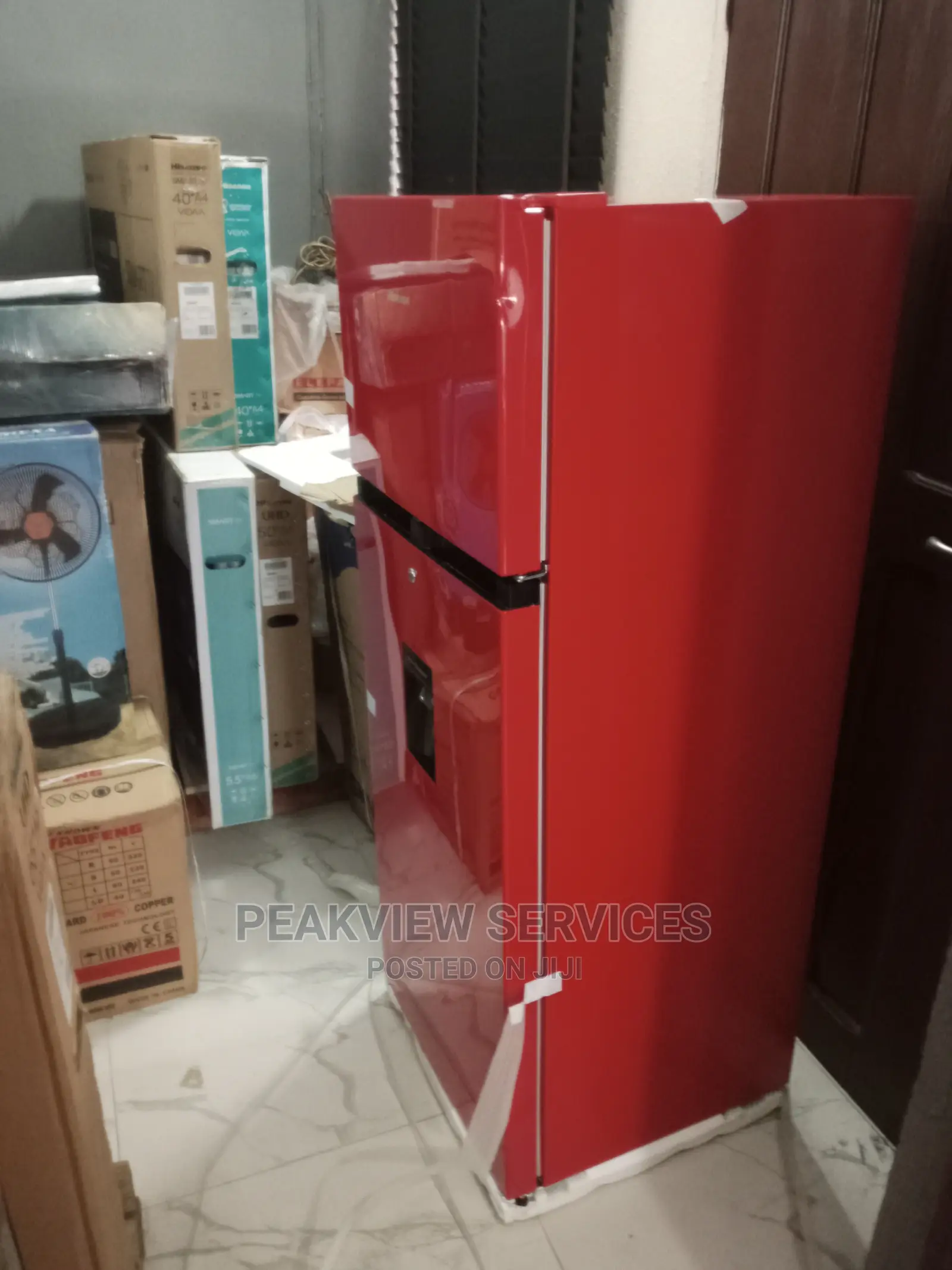 Super Cool Hisense Double Door Top Freezer + Water Dispenser