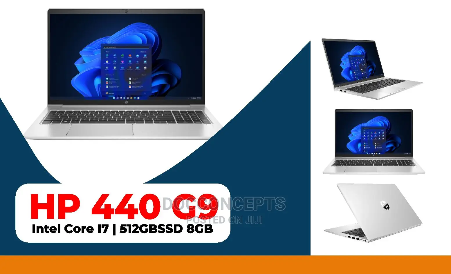 New Laptop HP 8GB Intel Core I7 SSD 512GB