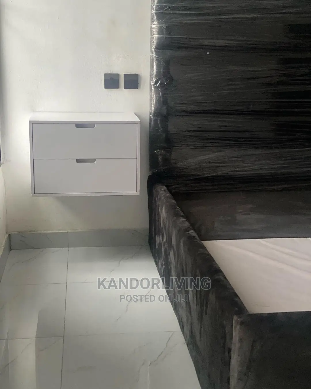 4.5 by 6 Upholstery Bedframe
