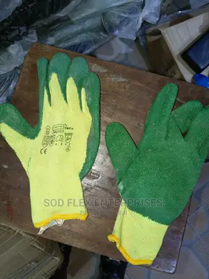 Safety Yellow And Green Glove