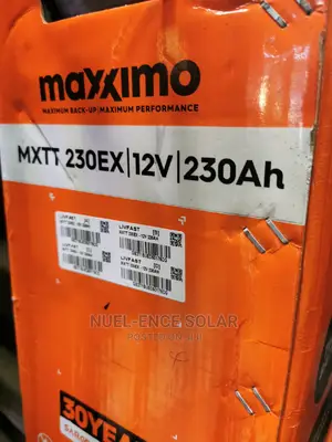 12v 230ah Livfast Maximo Tubular Battery