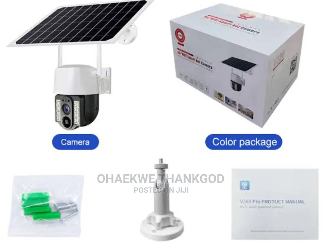 V380app Solar Panels Camera