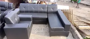 Luxury Sofa L Shaped Made With Leather
