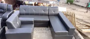 Luxury Sofa L Shaped Made With Leather