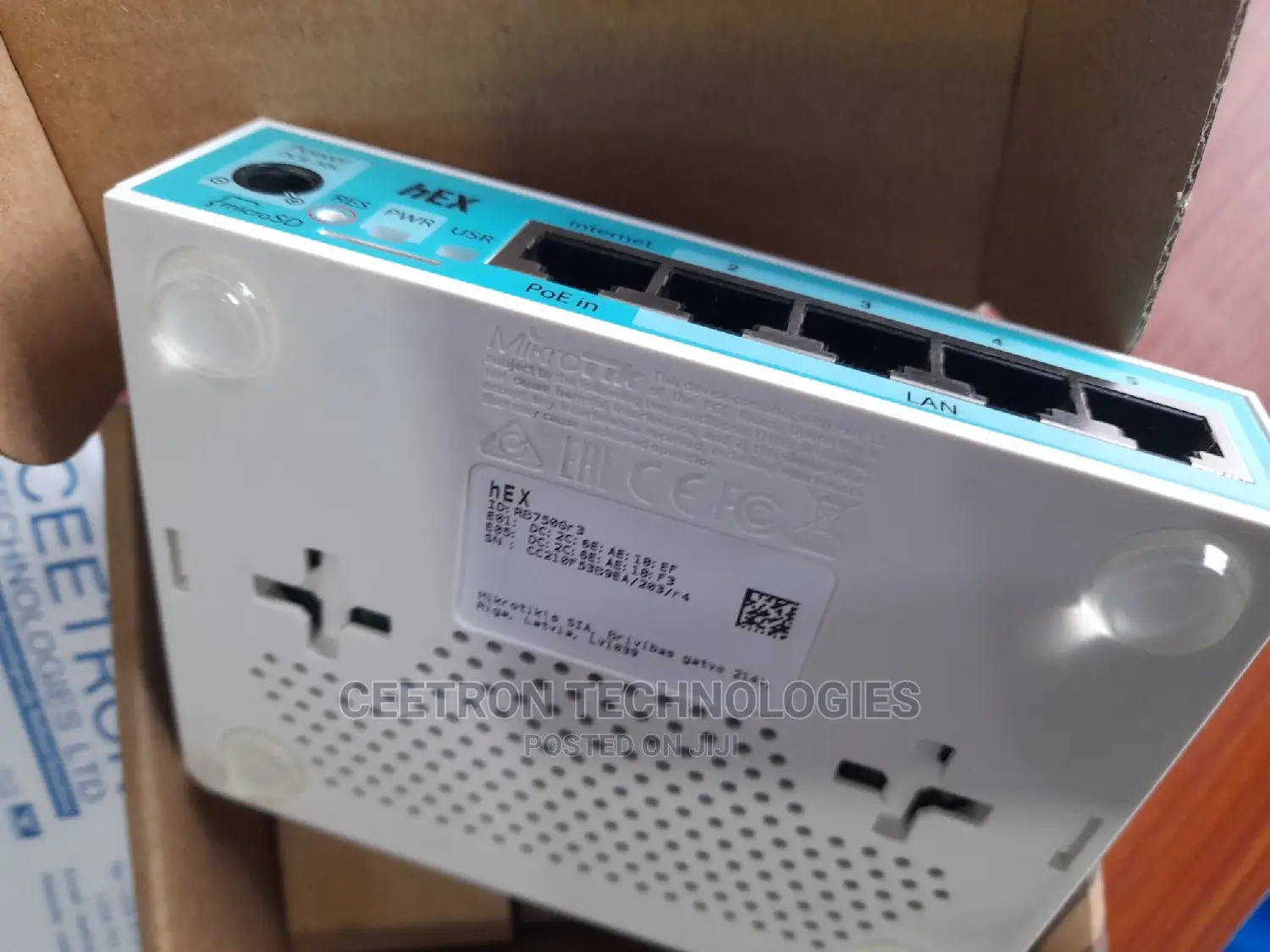 Mikrotik Router Rb750gr3 Hex