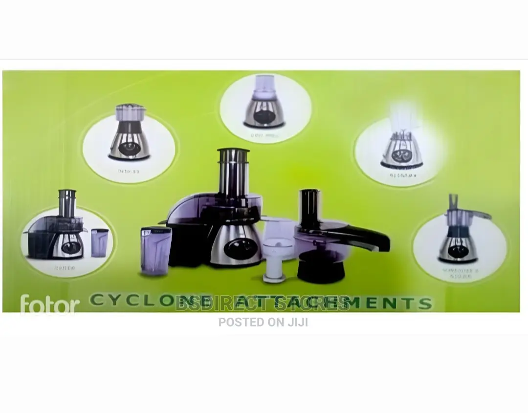 Cyclone Mixer 5in1 Processor/Blender/Juicer/Grinder/Shredder