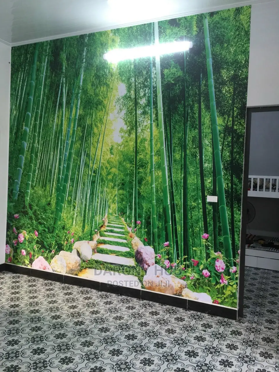 5d Forest Themed Wall Mural Design