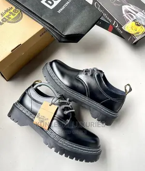 Rick Owens X Dr Martens 1416 Bex Double Stitch Derby Shoe