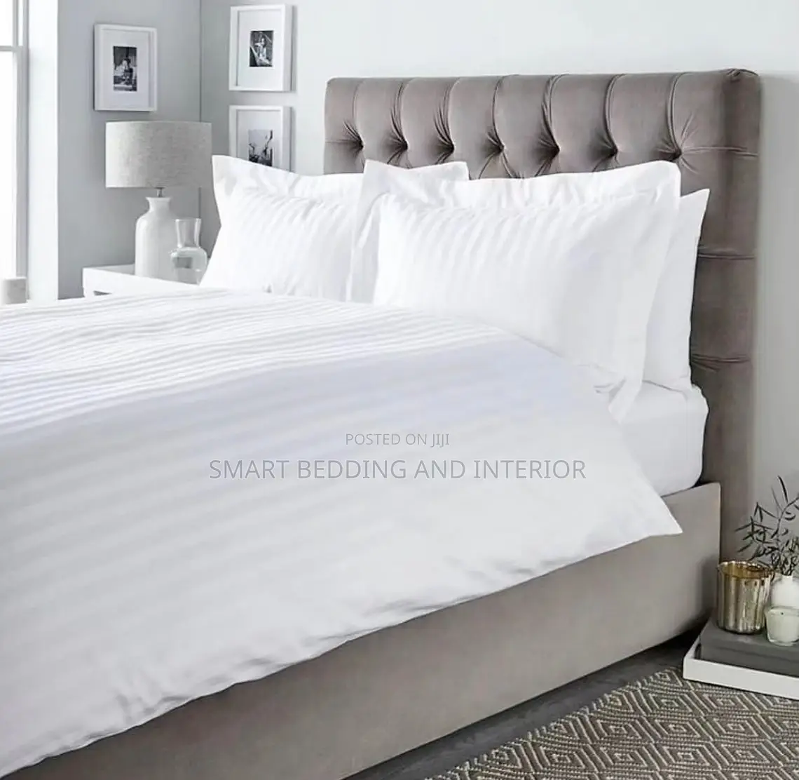 White Luxurious Bedsheets