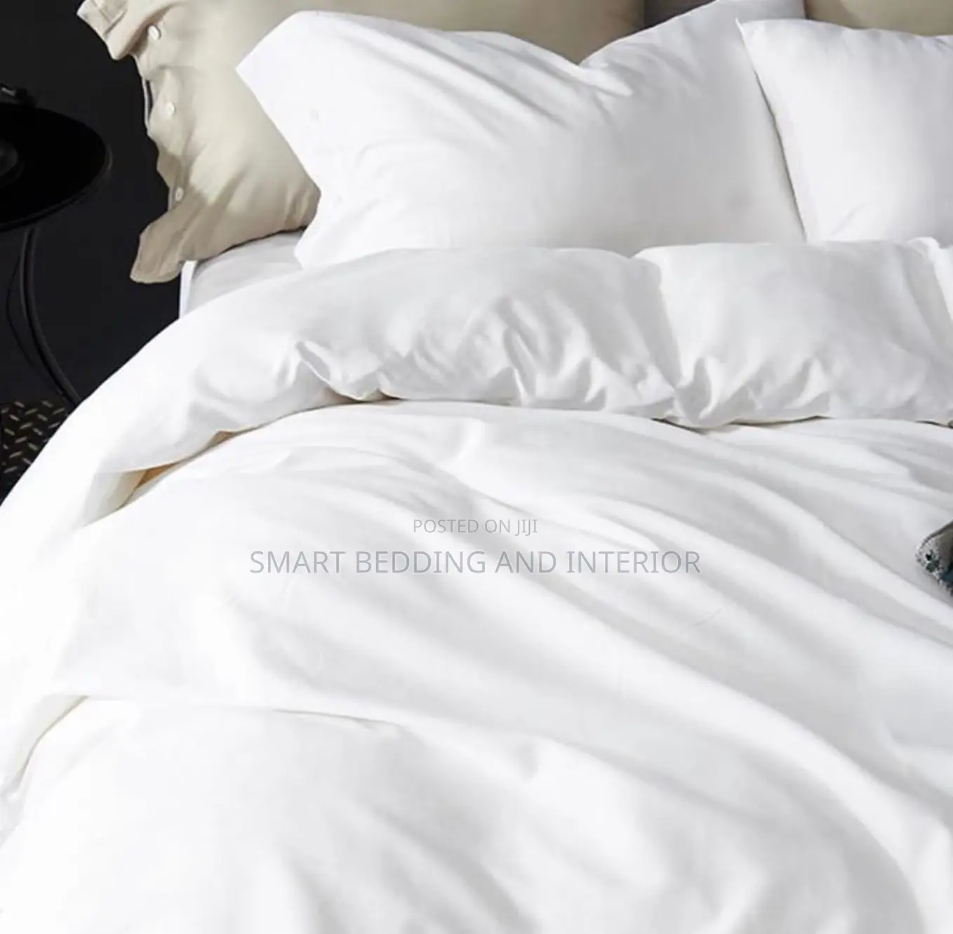 White Luxurious Bedsheets